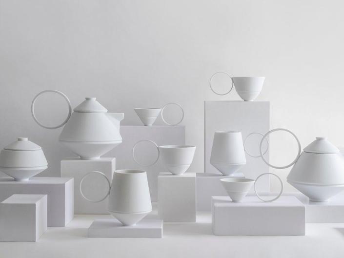 Serve tea in style with this ceramics collection (Alessandro Facchinetti for Editions Milano)