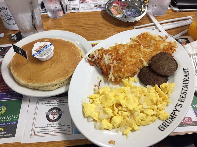 Grumpy's Big Breakfast at the diner's flagship restaurant, 834 Kingsley Ave. in Orange Park.