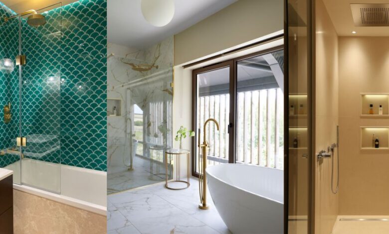 Bathe lighting concepts: 10 inspiring designs for a serene bathe area