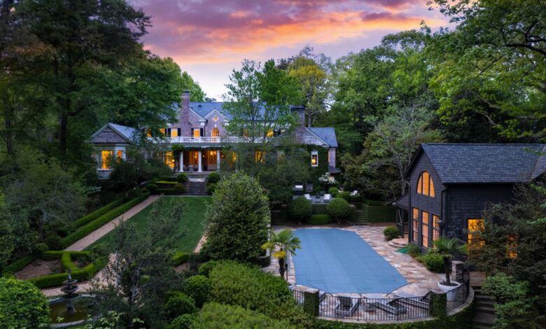 Swan Home architect’s Atlanta mansion hits Georgia market